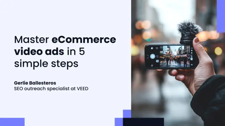 5 must-know tips for effective eCommerce video advertising